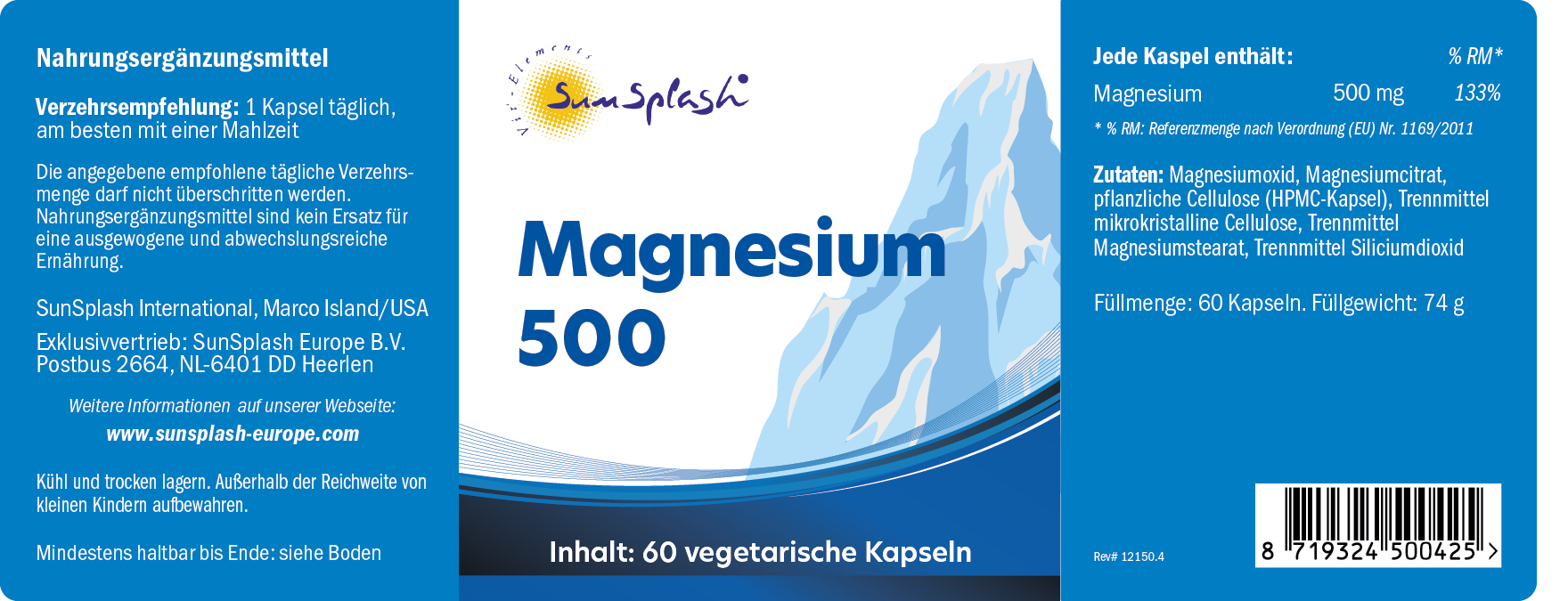 Magnesium 500 (60 Kaps.)